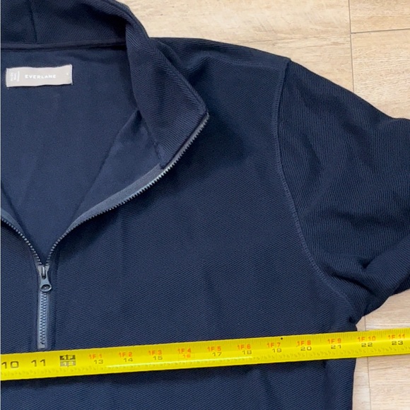 Everlane Men’s The Twill 1/2 Zip Cotton Pullover Size Large - Picture 6 of 8